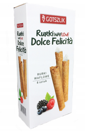 Rurki waflowe 8szt. Dolce Felicita Gosztlik