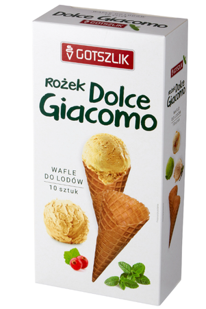 Rożki waflowe 10szt. Dolce Giacomo Gosztlik
