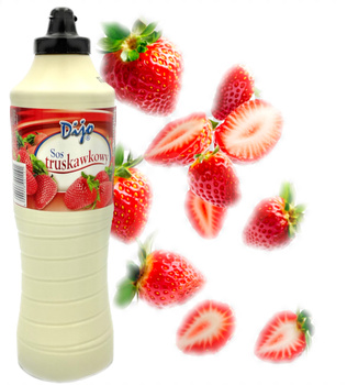 Sos truskawkowy deserowy 1kg Dijo