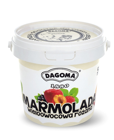 Marmolada wieloowocowa różana 1kg