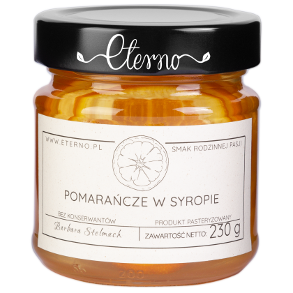 Pomarańcze w syropie 230g Eterno