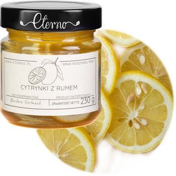 Cytrynki z rumem 230g Eterno