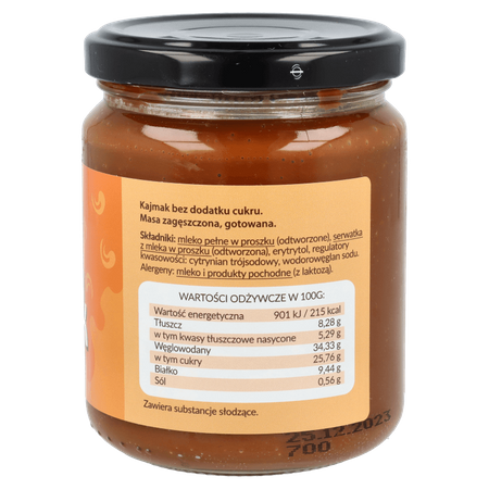 Kajmak bez cukru 260g Krukam masa krówkowa