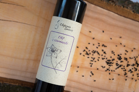 Olej z czarnuszki nierafinowany tłoczony na zimno 250ml