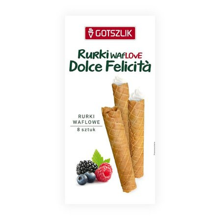 Rurki waflowe 8szt. Dolce Felicita Gosztlik