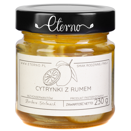 Cytrynki z rumem 230g Eterno