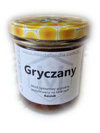 Miód gryczany 380g naturalny polski