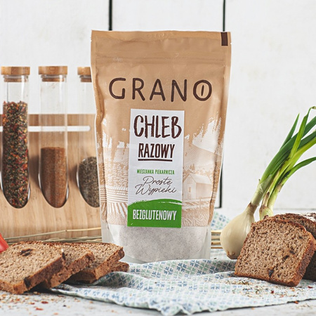 Mieszanka na chleb razowy bezglutenowy 500g GRANO