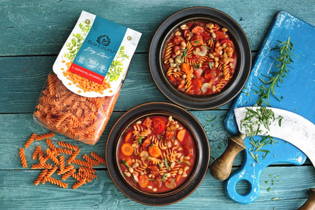 Makaron z czerwonej soczewicy 250g