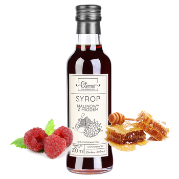 Syrop malinowy z miodem Eterno 200ml