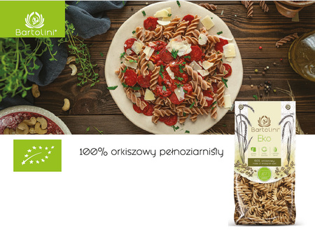 Makaron KRAJANKA NITKI orkiszowy pełnoziarnisty EKO 250g