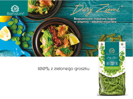 Makaron z zielonego groszku 250g