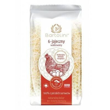 Makaron 6 jajeczny krajanka cienka 250g