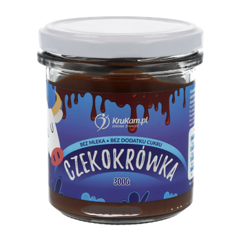 Czekokrówka - pasta bez mleka i cukru Krukam