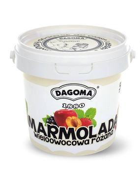 Marmolada wieloowocowa różana 1kg