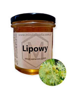 Miód lipowy 380g 